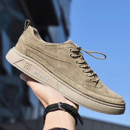 CAVETON | Off-Ekien - Men’s Leather Smart Casual Trainers