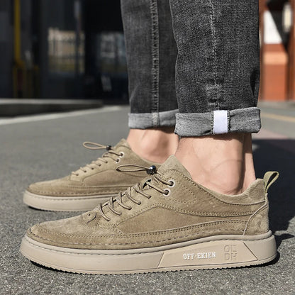 CAVETON | Off-Ekien - Men’s Leather Smart Casual Trainers