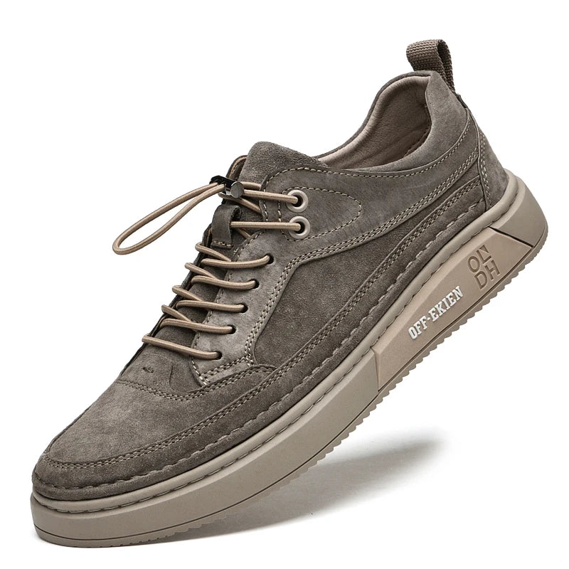 CAVETON | Off-Ekien - Men’s Leather Smart Casual Trainers
