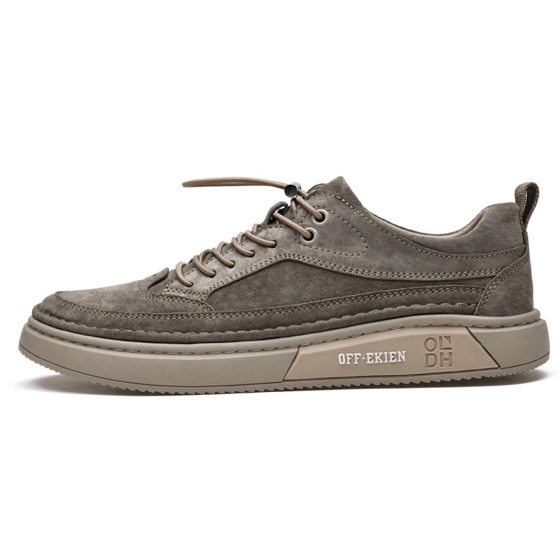 CAVETON | Off-Ekien - Men’s Leather Smart Casual Trainers